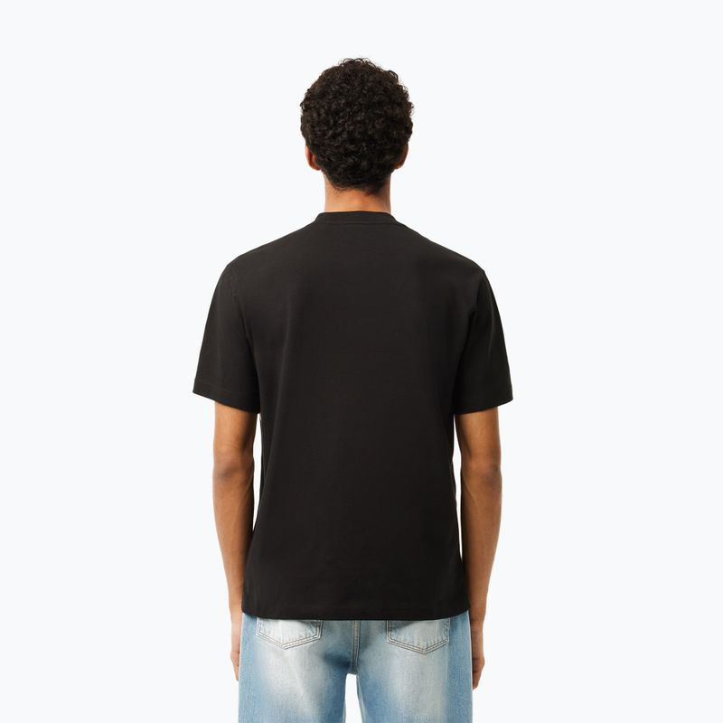 Lacoste men's T-shirt TH2853 black/viennese 3