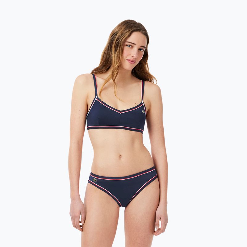 Lacoste swimsuit top MF9993 navy blue/rill grenadine 5