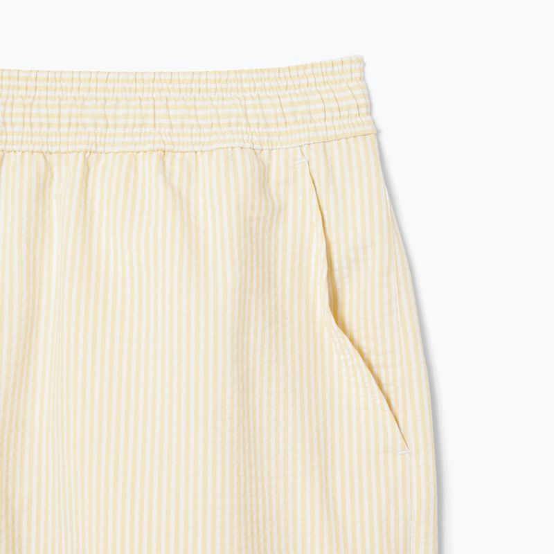 Men's Lacoste swim shorts MH9089 white/yellow 3