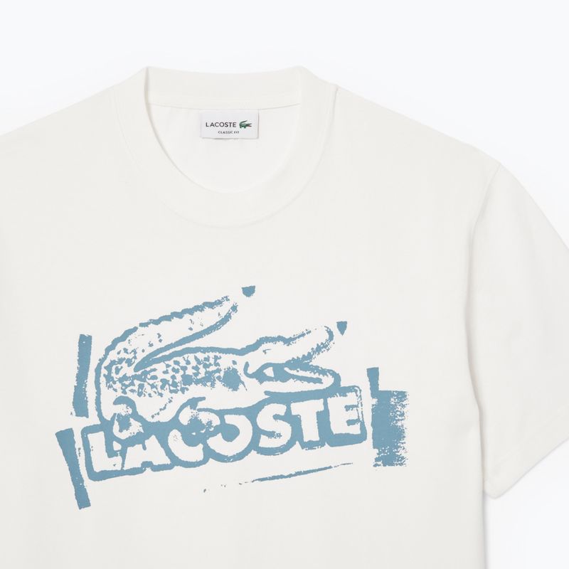 Men's T-shirt Lacoste TH0284 flour/limestone 2