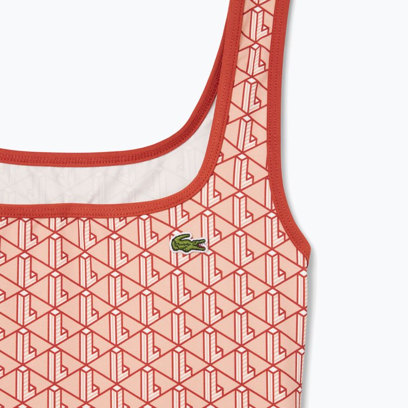 Lacoste women's swimsuit MF9608 iberis/latte 3