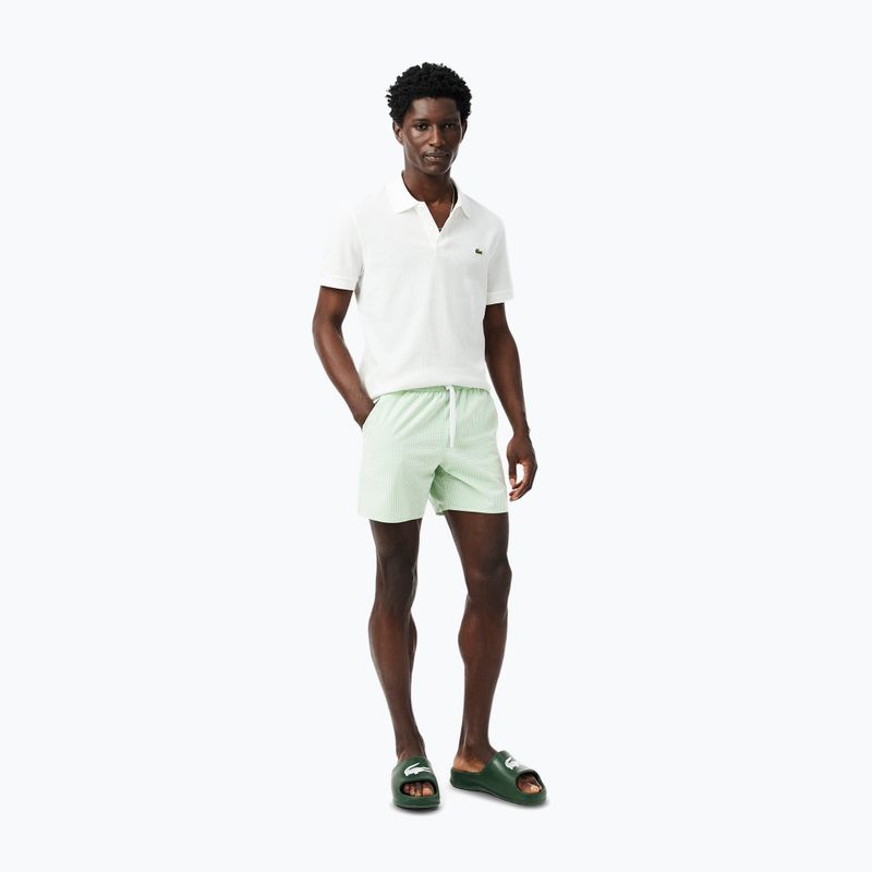Men's Lacoste swim shorts MH9089 white/liamone 6