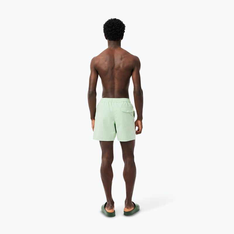 Men's Lacoste swim shorts MH9089 white/liamone 8