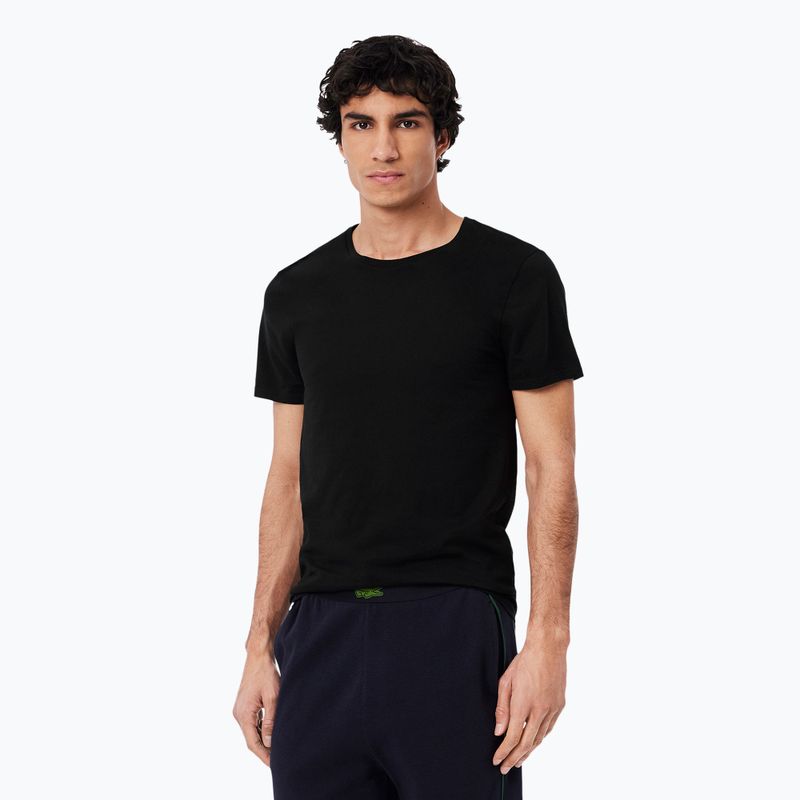 Men's T-shirt Lacoste TH9007 3-pak white/silver chine/black 4