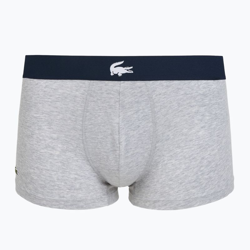 Men's boxer briefs Lacoste 5H1291 3-pack navy blue/white/silver ch 2