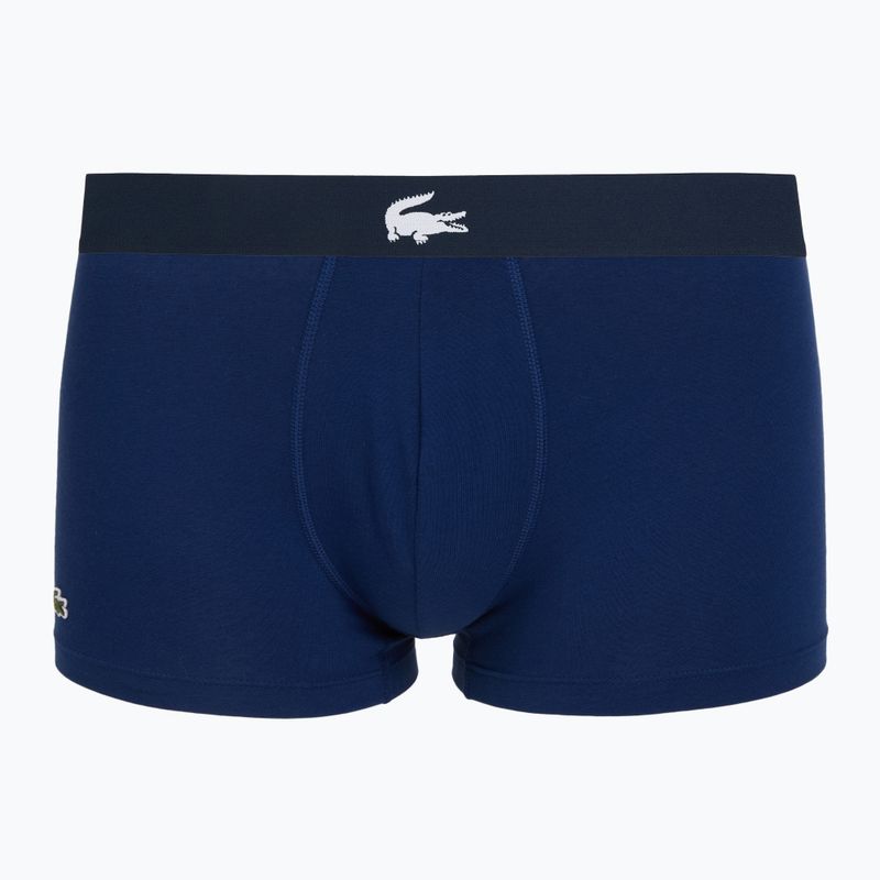 Men's boxer briefs Lacoste 5H1291 3-pack navy blue/white/silver ch 8