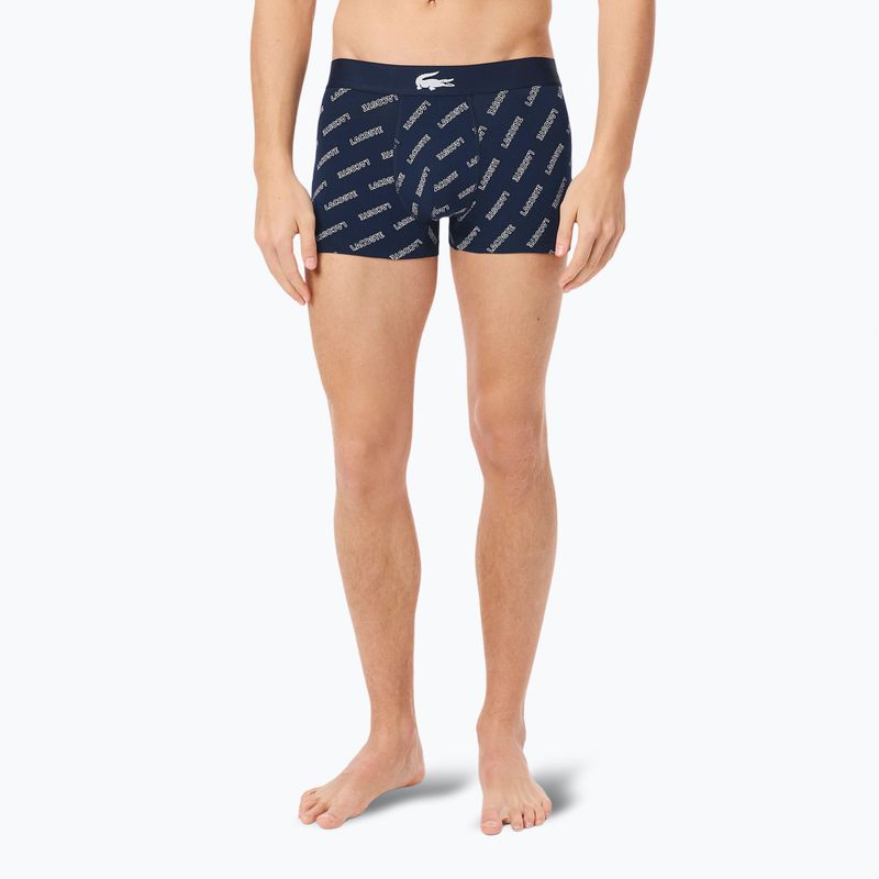 Men's boxer briefs Lacoste 5H1288 3-pack navy blue/white/silver ch 4