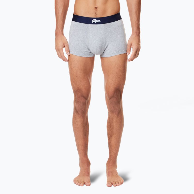 Men's boxer briefs Lacoste 5H1288 3-pack navy blue/white/silver ch 5
