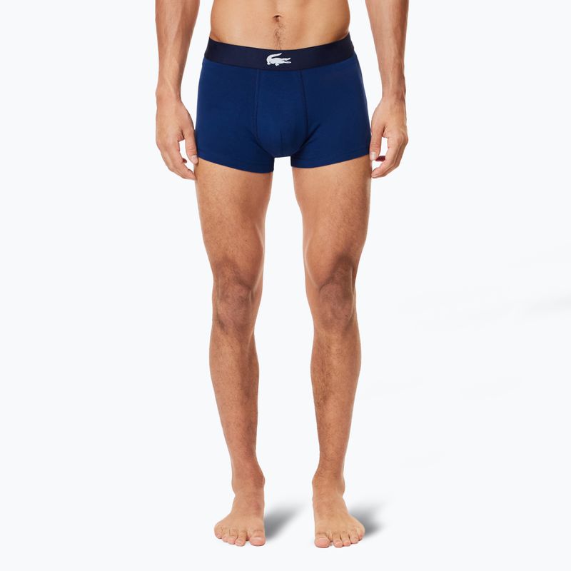 Men's boxer briefs Lacoste 5H1288 3-pack navy blue/white/silver ch 6
