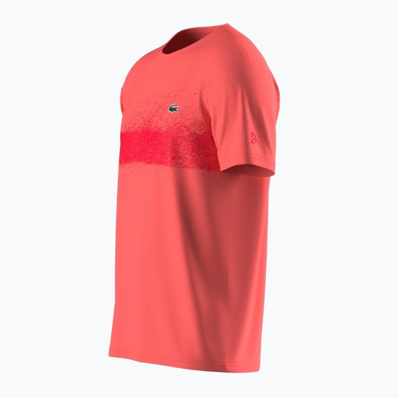 Men's tennis shirt Lacoste TH8986 mango tree red/grenadine 2