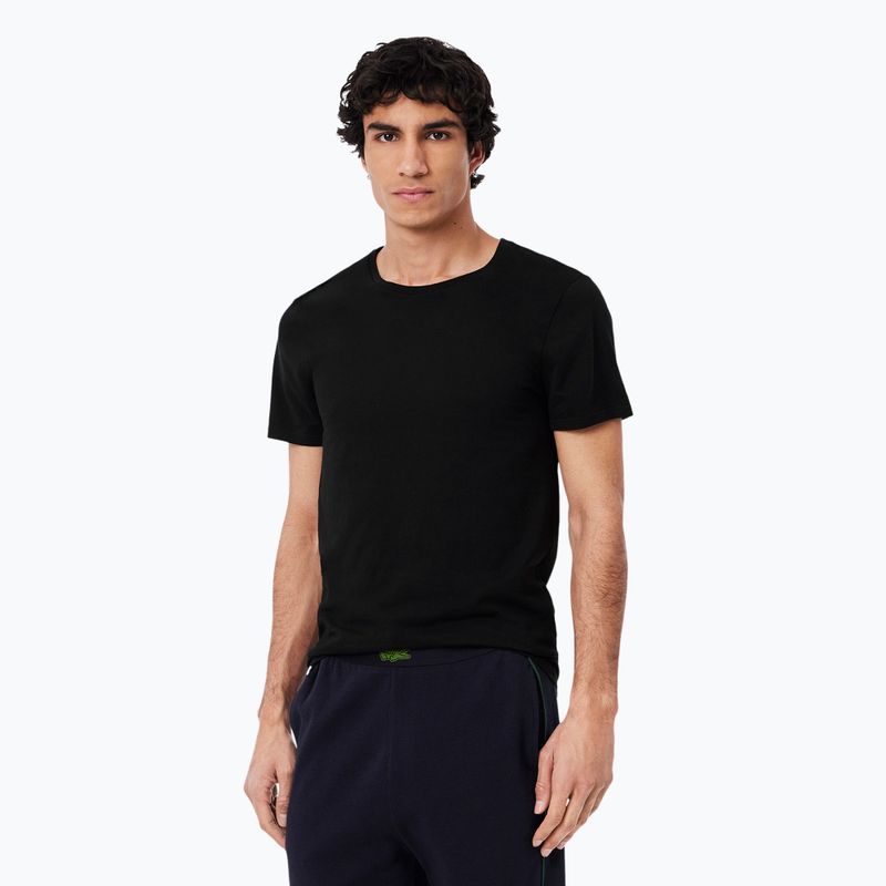 Men's T-shirt Lacoste TH9007 3-pak black