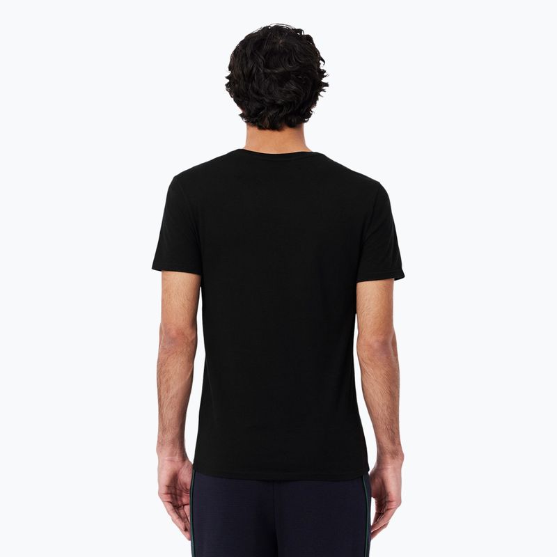 Men's T-shirt Lacoste TH9007 3-pak black 2