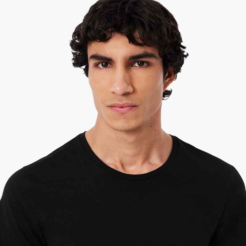Men's T-shirt Lacoste TH9007 3-pak black 3