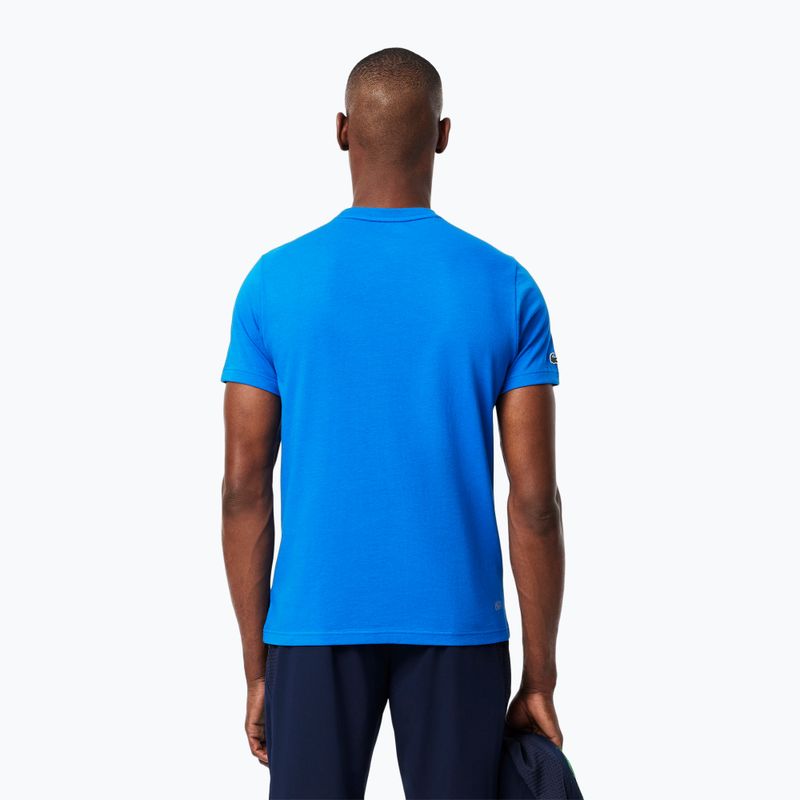 Men's tennis shirt Lacoste TH8970 gipsy blue 3