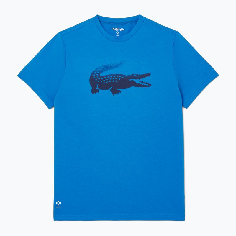 Men's tennis shirt Lacoste TH8970 gipsy blue 5