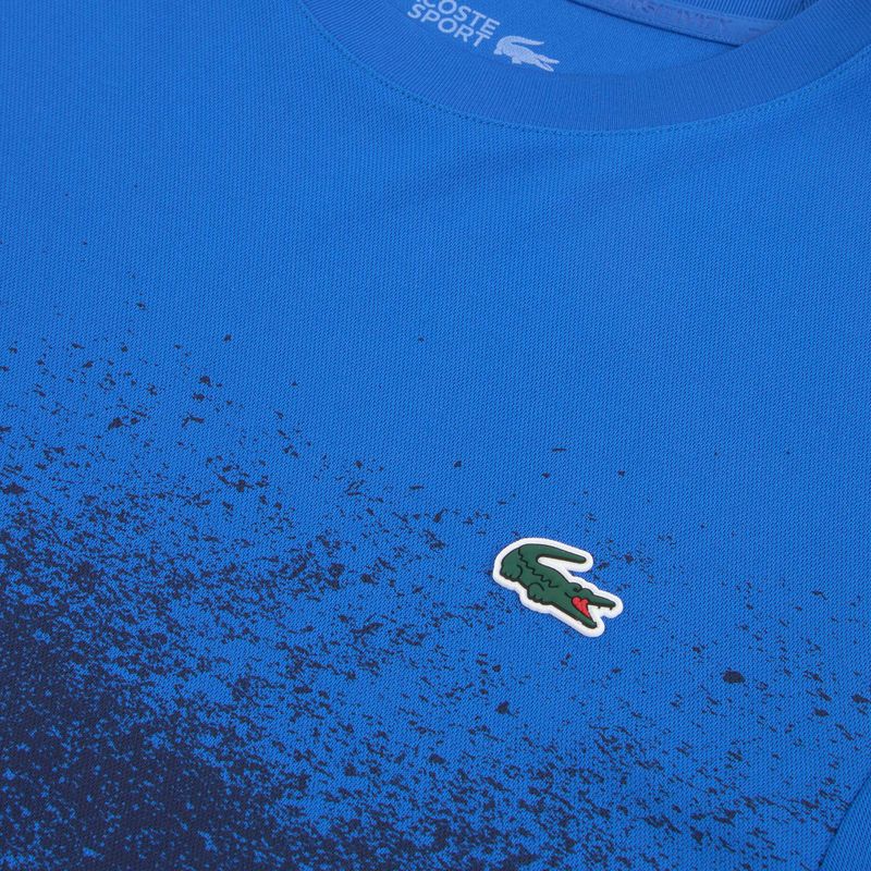 Men's tennis shirt Lacoste TH8986 gypsy blue/navy blue 3