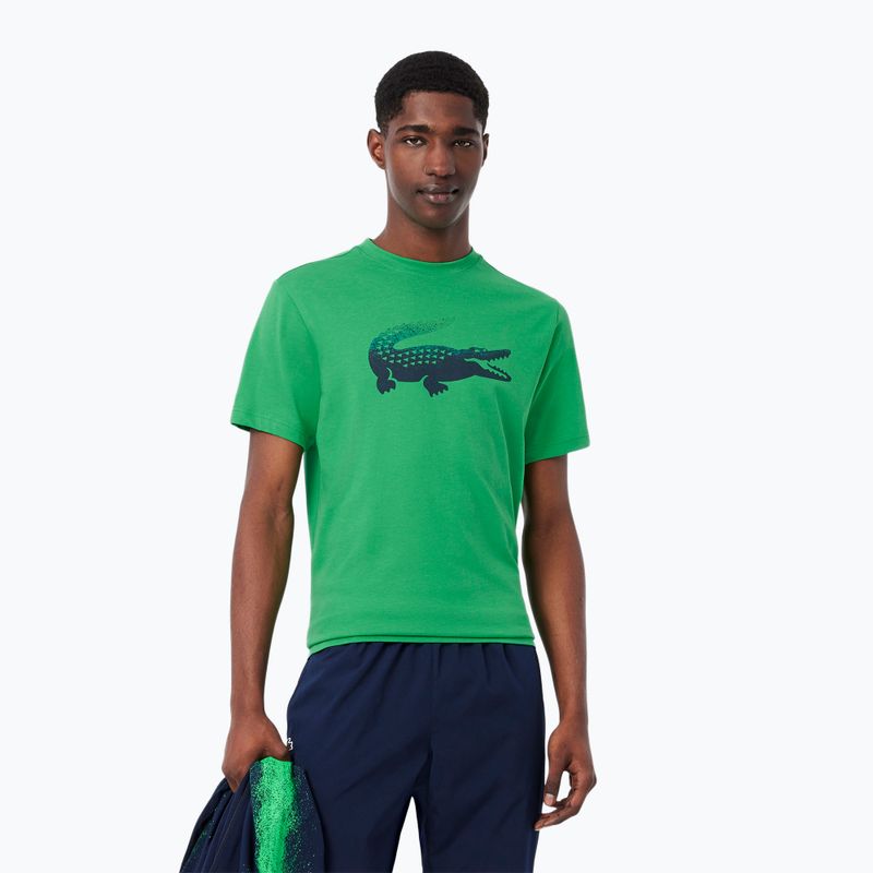 Men's tennis shirt Lacoste TH8970 calathea