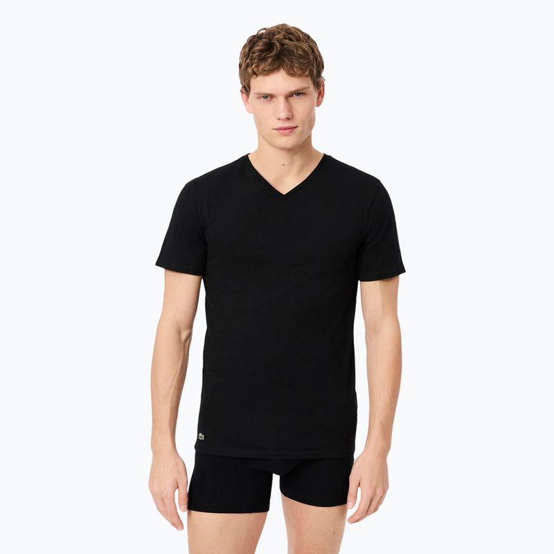 Men's T-shirt Lacoste TH9008 3-pak black