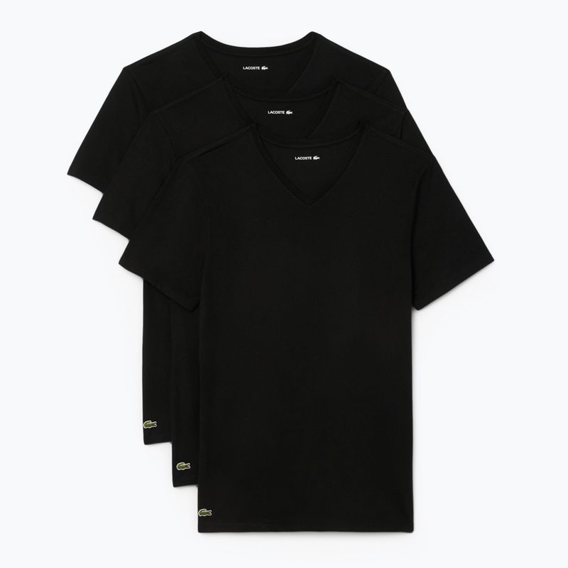 Men's T-shirt Lacoste TH9008 3-pak black 5
