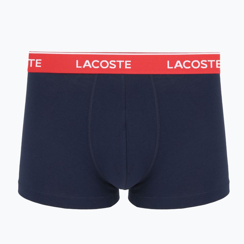 Men's boxers Lacoste 5H12997 3 pairs navy blue/green/red/navy blue 4