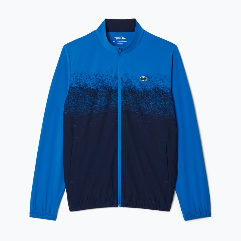 Men's tennis tracksuit Lacoste WH8977 gipsy blue/navy blue 2