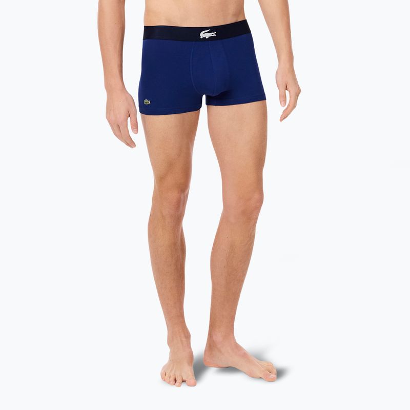 Men's boxer briefs Lacoste 5H1291 3-pack navy blue/white/silver ch 5
