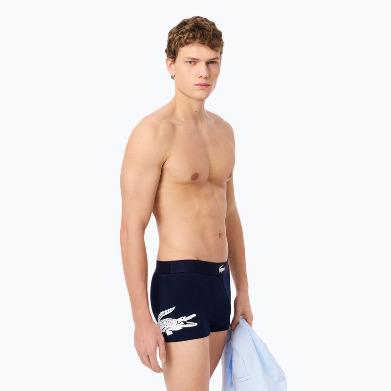 Men's boxer briefs Lacoste 5H1291 3-pack thyme/navy blue/white 4
