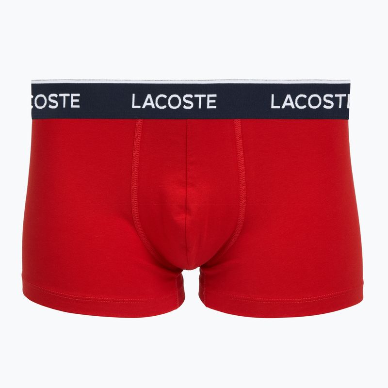 Men's boxers Lacoste 5H1300 3 pairs navy blue/red/methylene 2