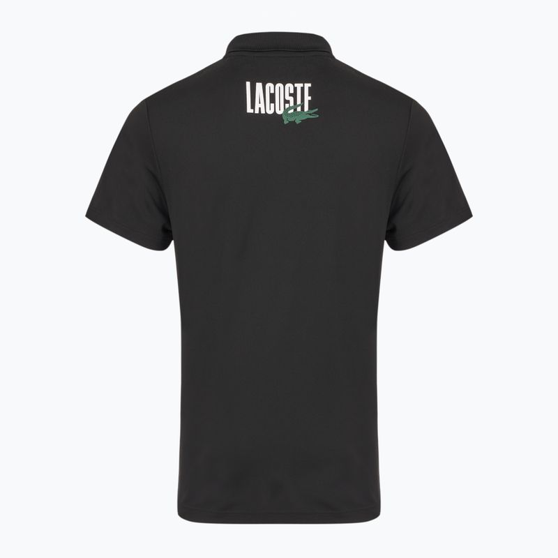 Men's Tennis Shirt Lacoste Polo DH8963 white/malva black 2