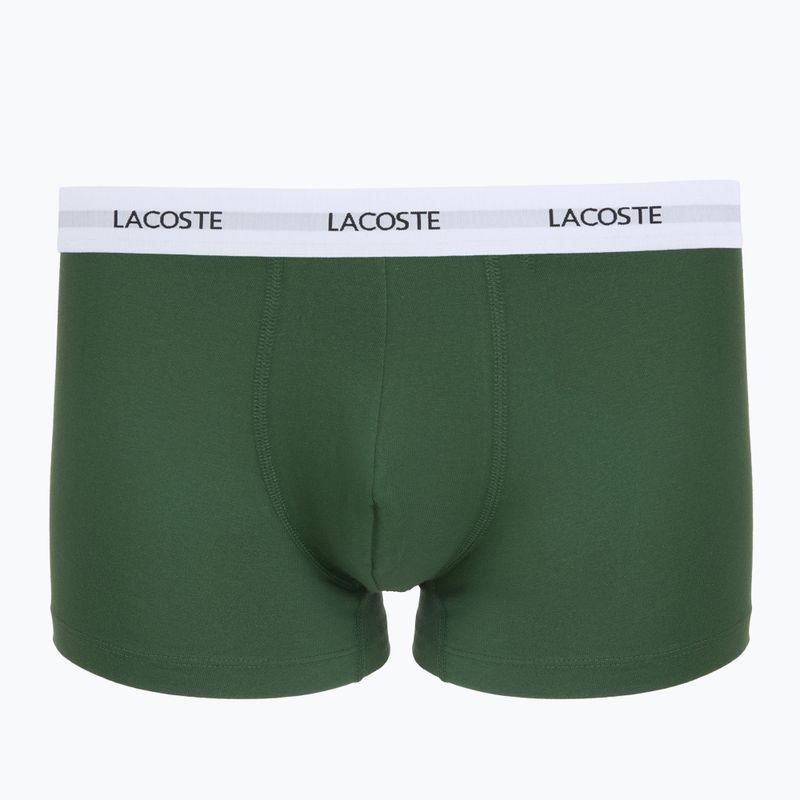 Men's boxers Lacoste 5H5150 3 pairs black/green/navy blue 2