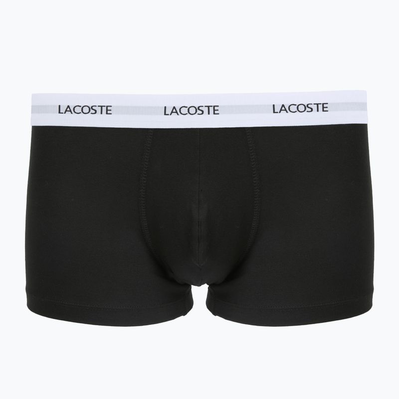 Men's boxers Lacoste 5H5150 3 pairs black/green/navy blue 3