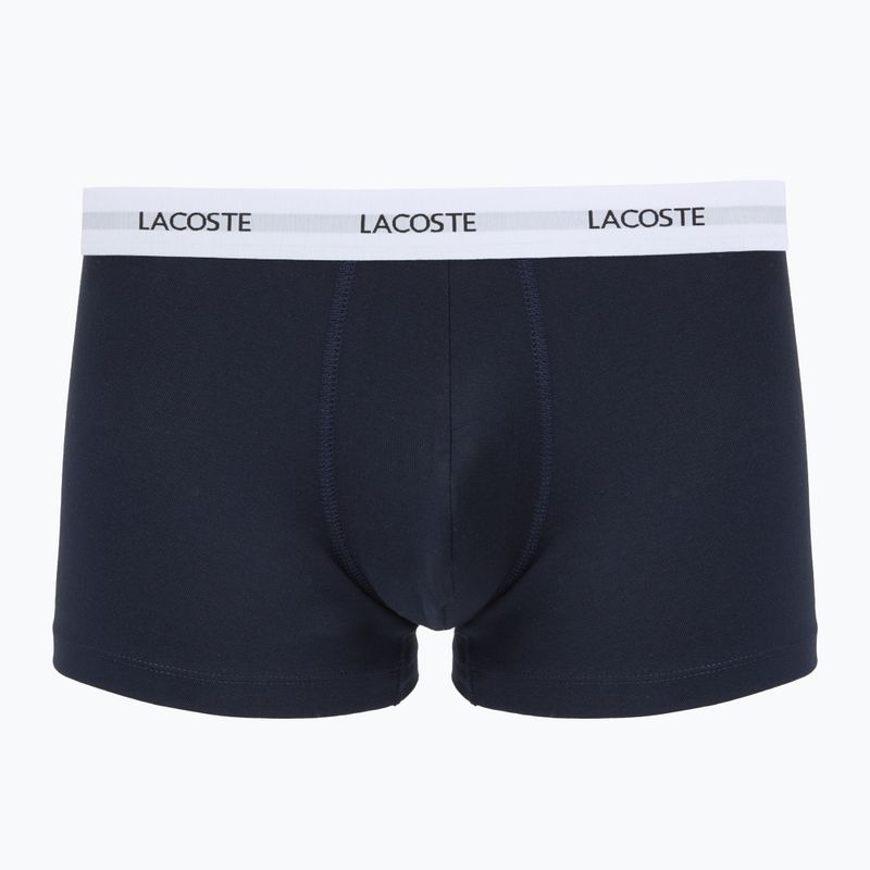 Men's boxers Lacoste 5H5150 3 pairs black/green/navy blue 4