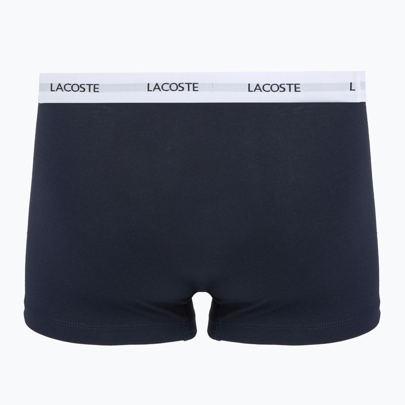 Men's boxers Lacoste 5H5150 3 pairs black/green/navy blue 5