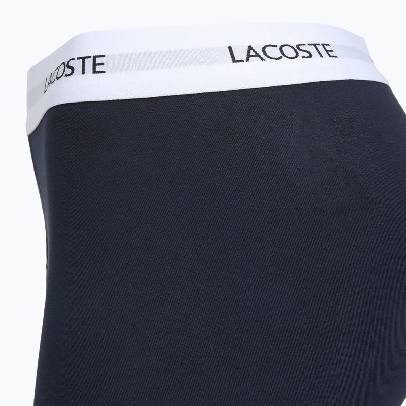 Men's boxers Lacoste 5H5150 3 pairs black/green/navy blue 6