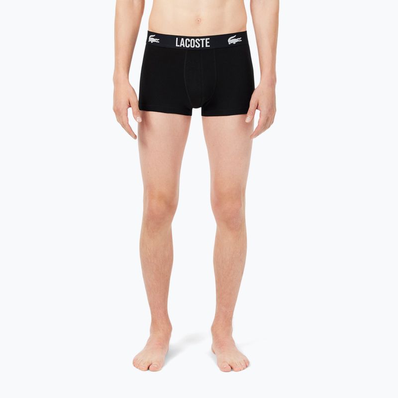 Men's boxers Lacoste 5H2393 3 pack black/red/white 5