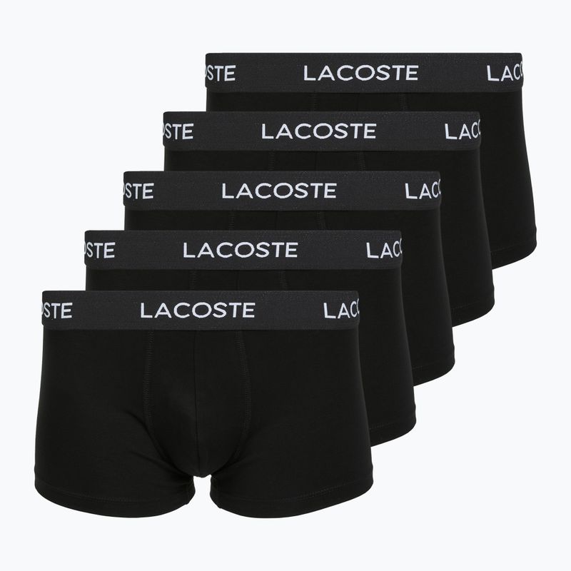 Men's boxers Lacoste 5H1292 5 pairs black