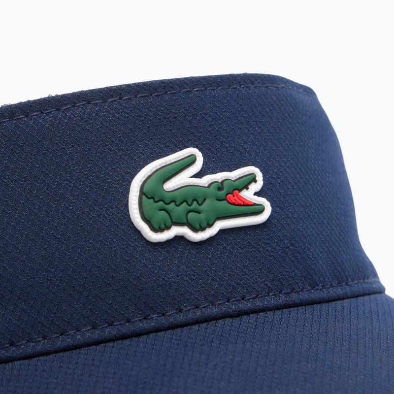 Men's tennis visor Lacoste RK8727 navy blue 4