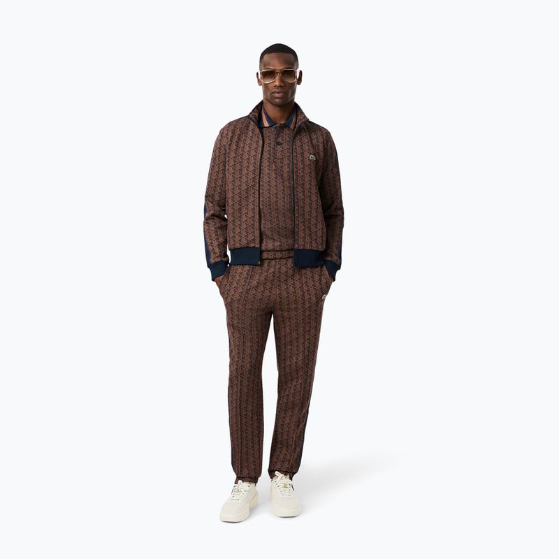 Men's Lacoste XH1440 velvet/date Brown trousers 4