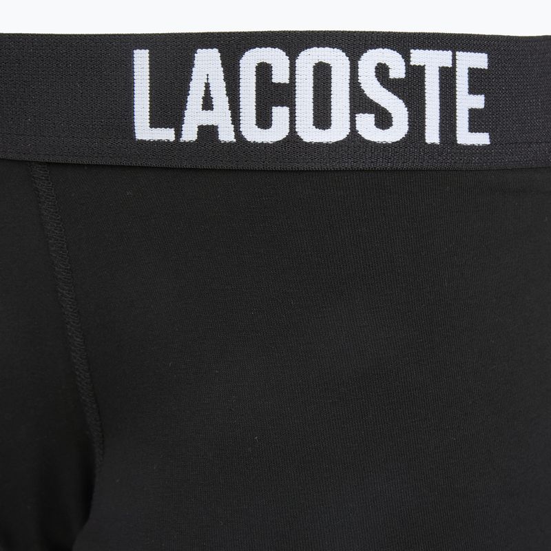 Men's boxers Lacoste 5H2393 3 pairs black 4