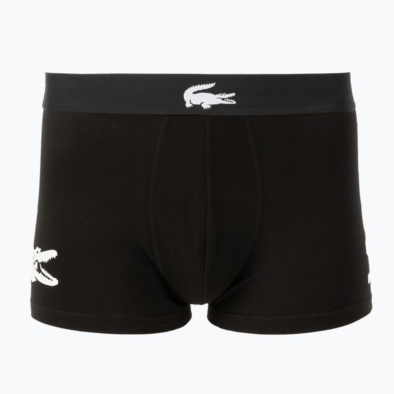Men's boxers Lacoste 5H1291 3 pairs black/white/black/black 3