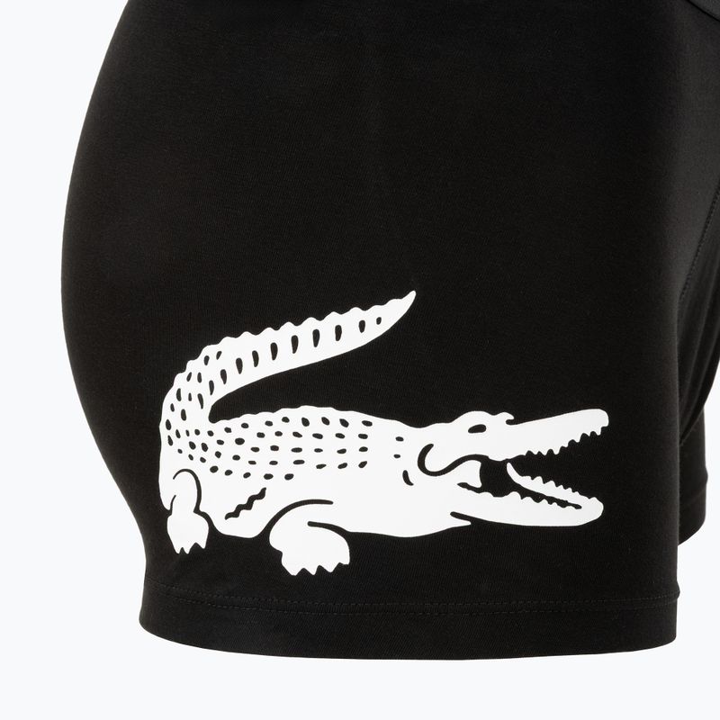 Men's boxers Lacoste 5H1291 3 pairs black/white/black/black 7