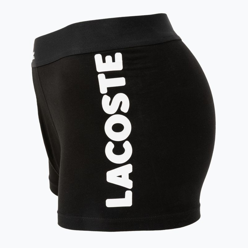 Men's boxers Lacoste 5H1291 3 pairs black/white/black/black 8