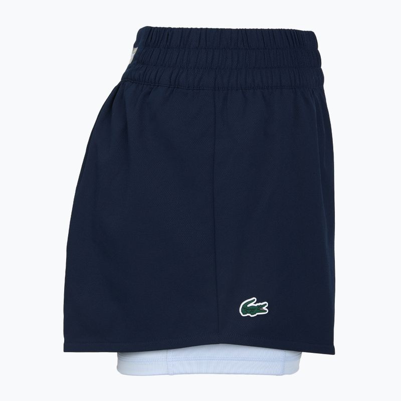 Women's tennis shorts Lacoste GF9972 navy blue/phoenix blue 3
