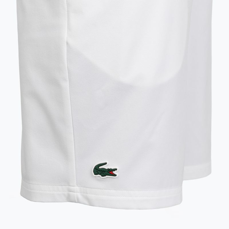 Men's tennis shorts Lacoste X Novak Djokovic GH7413 white/buffalo 3