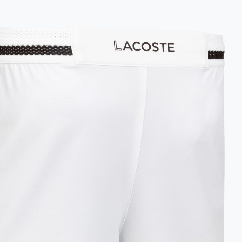 Men's tennis shorts Lacoste X Novak Djokovic GH7413 white/buffalo 4