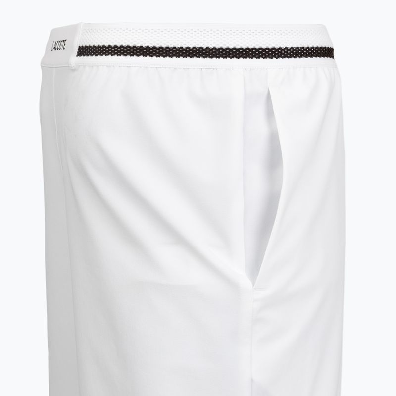 Men's tennis shorts Lacoste X Novak Djokovic GH7413 white/buffalo 5
