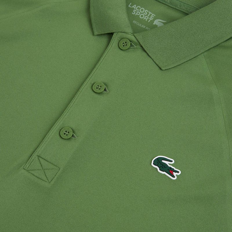 Men's tennis polo shirt Lacoste Polo DH3201 lamb's lettuce 3