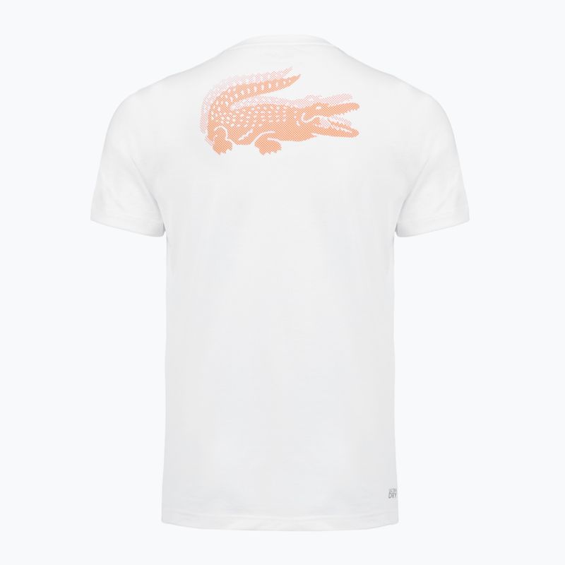 Men's tennis shirt Lacoste TH0003 white/blossom 2