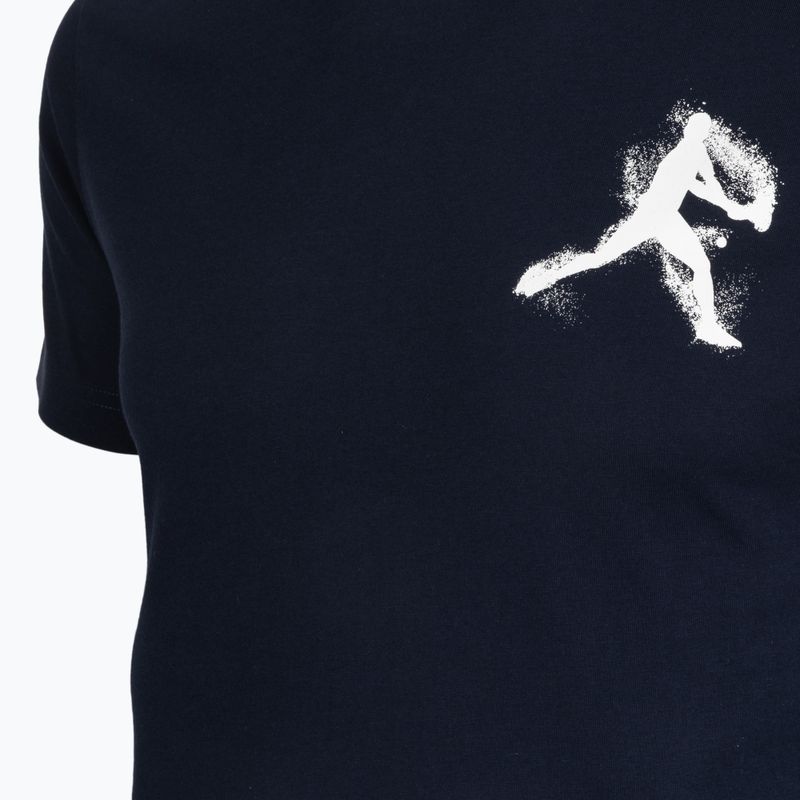 Men's T-shirt + cap Lacoste TH1044 navy blue/white 3