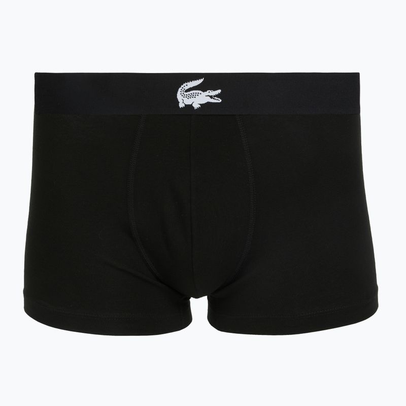 Men's boxers Lacoste 5H5441 3 pack white/green/black 4